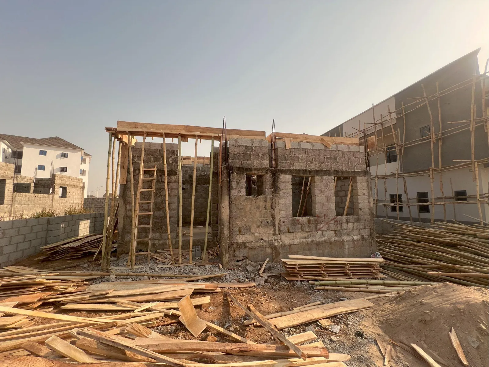 Blockwork and formwork at The Boulevard