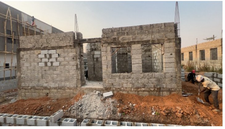 Ground floor and boys’ quarters construction at Koko Estate