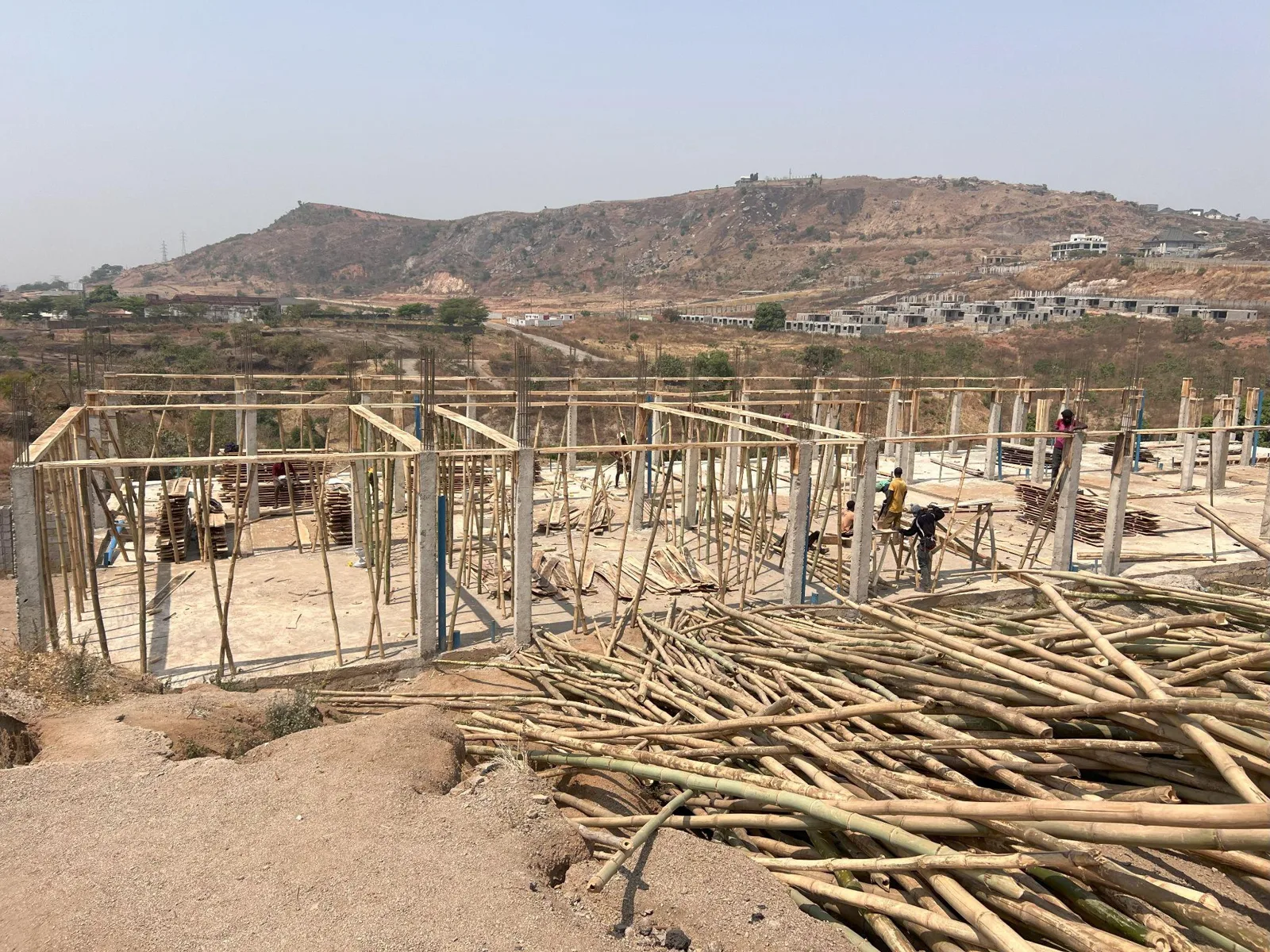 Construction formwork at The Boulevard